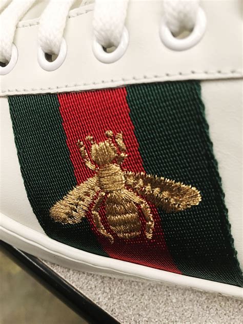 gucci bee sneaker|gucci bedazzled sneakers.